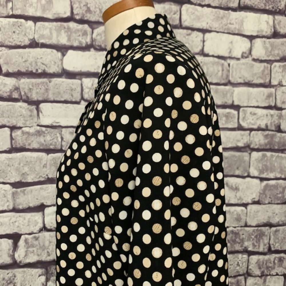 Coldwater Creek Polka Dot Blouse Size M - Picture 5 of 11